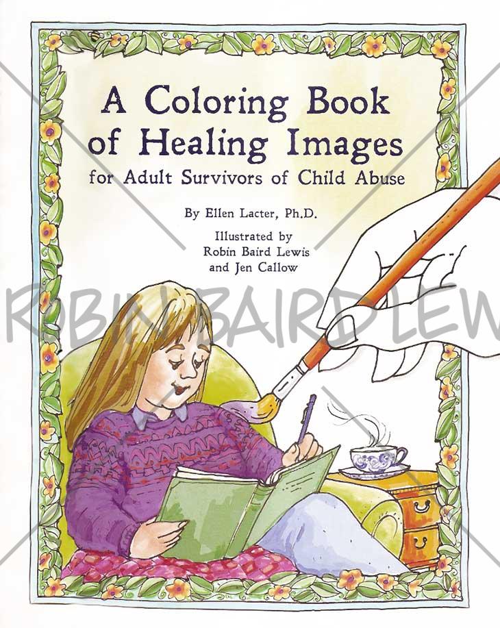 Healing Images Book Cover Illustration