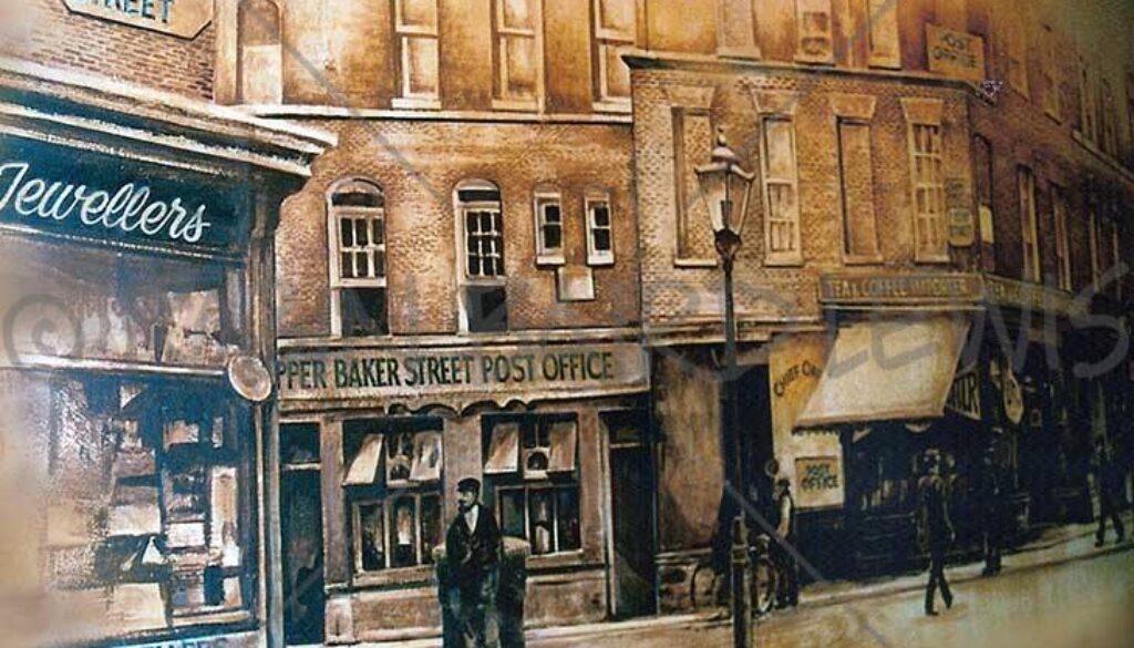 Sherlock Holmes Pub Mural