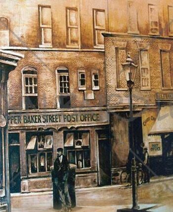 Sherlock Holmes Pub Mural