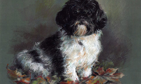 Minnie the Dog Painting